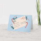 ブラザーおもしろいウィットなユーモアのためのクリスマスカード カード (正面)