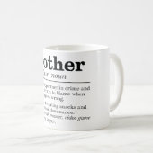 ブラザーおもしろい定義 コーヒーマグカップ (正面右)