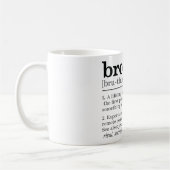 ブラザーおもしろい定義 コーヒーマグカップ (左)