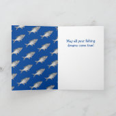 ブラザーおもしろい魚釣り誕生日 カード (内部)