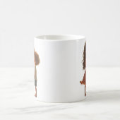 ブラザーとシスターハグ – 心温まる兄弟姉妹Des コーヒーマグカップ (中央)