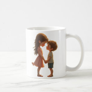 ブラザーとシスターハグ – 心温まる兄弟姉妹Des コーヒーマグカップ