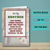 ブラザーの成長より特別な誕生日 カード