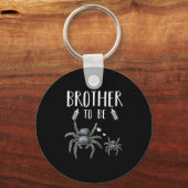 ブラザーの赤ちゃんシャワーの発表の許可 キーホルダー (正面)