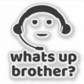 ブラザーは? シール (正面)