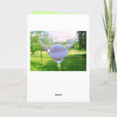 ブラザーインローマルティニゴルフボール誕生日 カード (裏面)