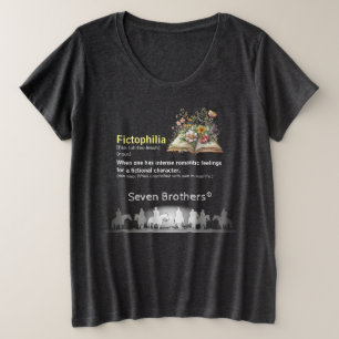 ブラザーウォッチFictophilia女性Tシャツ プラスサイズTシャツ