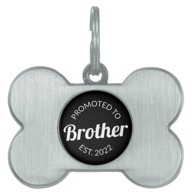 ブラザーエストに昇格。2022 I ペットネームタグ (正面)