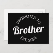 ブラザーエストに昇格。2024 I ポストカード (正面/裏面)