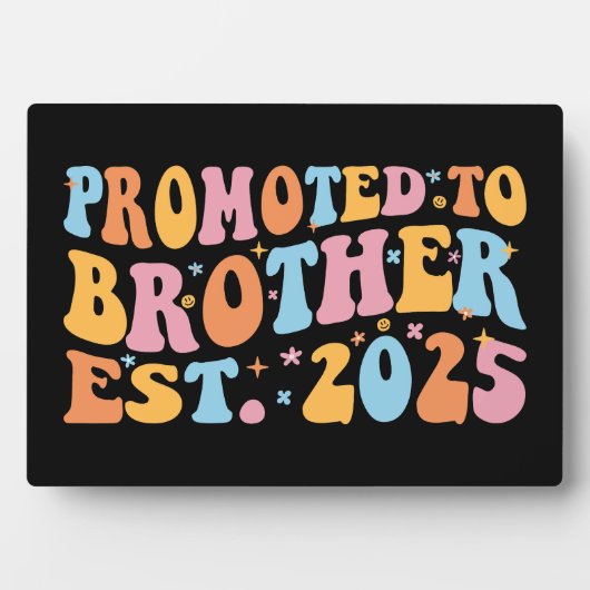 ブラザーエストに昇格。2025 III フォトプラーク (正面)