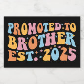 ブラザーエストに昇格。2025 III フードラベル (シングルラベル)