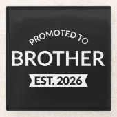 ブラザーエストに昇格。2026 II ガラスコースター (正面)