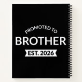 ブラザーエストに昇格。2026 II ノートブック (裏面)