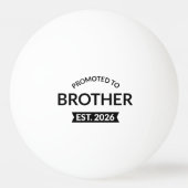 ブラザーエストに昇格。2026 II 卓球ボール (裏面)