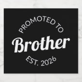 ブラザーエストに昇格。2026I スパークリングワインラベル (シングルラベル)