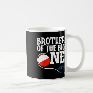 ブラザーオブザビッグワン魚釣りボーイファースト誕生日 コーヒーマグカップ