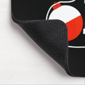 ブラザーオブザビッグワン魚釣りボーイファースト誕生日 マウスパッド (コーナー)