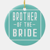 ブラザーオブザブライド学士マッチンググループビッグ セラミックオーナメント (裏面)