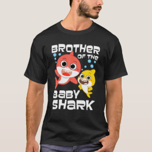 ブラザーオブザベビー誕生日シャークブラザーシャークB Tシャツ