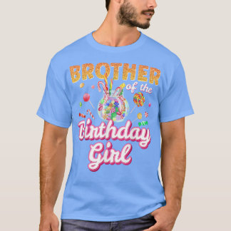 ブラザーオブザ誕生日ガールズキャンディーファミリーをテーマにした Tシャツ
