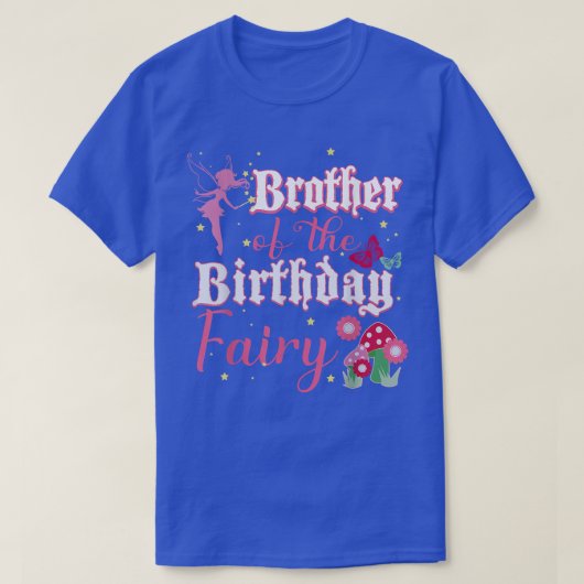 ブラザーオブザ誕生日フェアリープリンセスキノコ部 Tシャツ (デザイン正面)