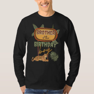 ブラザーオブザ誕生日ボーイサファリテーママッチング Tシャツ