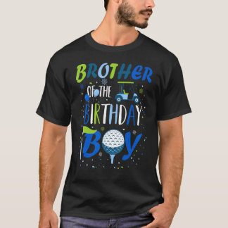 ブラザーオブザ誕生日ボーイホールインワンゴルフスポーツ Tシャツ