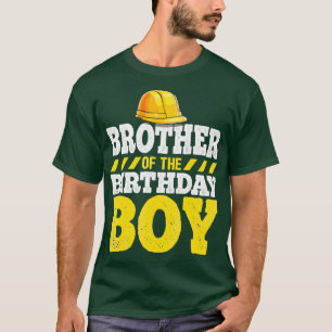 ブラザーオブザ誕生日ボーイ建築パーティー Tシャツ