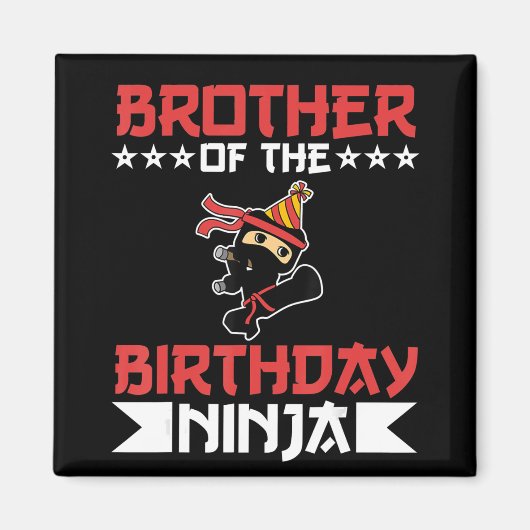 ブラザーオブ誕生日忍者戦テコンドギフト マグネット (正面)