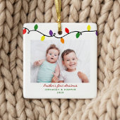 ブラザーカラフルズ初めてのクリスマスライト2枚 セラミックオーナメント