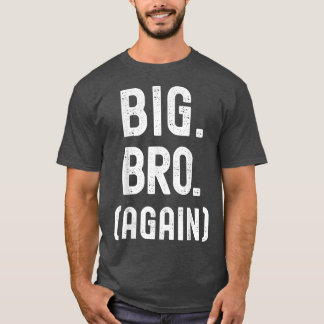 ブラザーカワイイ兄弟姉妹ティーおもしろいビッグBroに昇格 Tシャツ