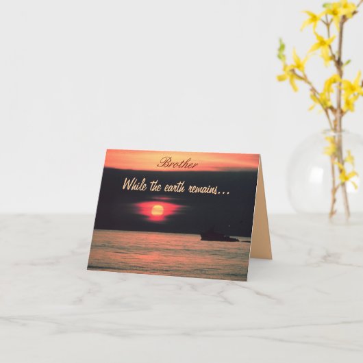 ブラザーカード カード (黄色い花)