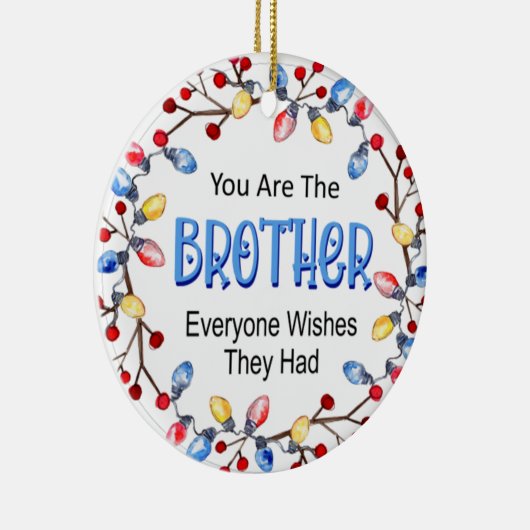 ブラザークリスマスライトセラミックオーナメント セラミックオーナメント (右)