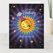 ブラザーシアルサンハッピーバースデー サンキューカード (正面)