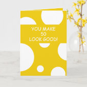 ブラザージョークイパーソナライズされたエローブロ50th誕生日 カード (黄色い花)