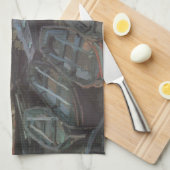 ブラザースアットラグレヌイレーバイクロードモネ キッチンタオル (四つ折り)