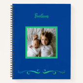ブラザーズカスタムフレーム写真 ノートブック (正面)
