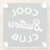 ブラザーズクールクラブI ガラスコースター (裏面)