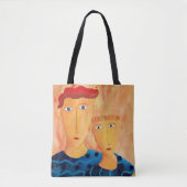 ブラザーズコンテンポラリーア絵画ートトートバッグ トートバッグ (正面)
