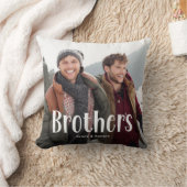 ブラザーズパーソナライズされたフォトキープサケ クッション (ブランケット)
