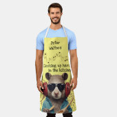 ブラザーズホリデーミュージシャン音楽愛好家メンズ エプロン (着用した状態)