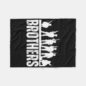 ブラザーズ展開軍隊軍兵士ベーター フリースブランケット (正面(横))