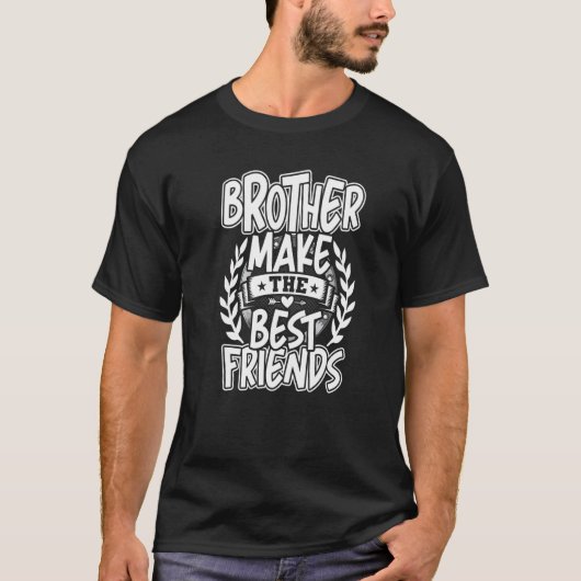 ブラザーズ最高のは友友ビッグブラザー兄弟姉妹 Tシャツ (正面)