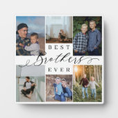 ブラザーズ最高のEver Photo Collage Keepsake Gift フォトプラーク (正面)