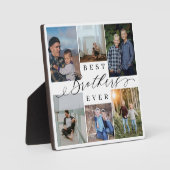 ブラザーズ最高のEver Photo Collage Keepsake Gift フォトプラーク (正面)