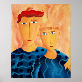 ブラザーズ絵画のコンテンポラリーファインアートプリント ポスター