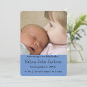 ブラザーズ誕生ブルー 案内状 (スタンド正面)