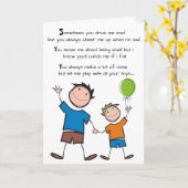 ブラザーズ誕生日詩 カード (黄色い花)