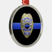 ブラザーズ警官警察バッジメタルオーナメント メタルオーナメント (右)