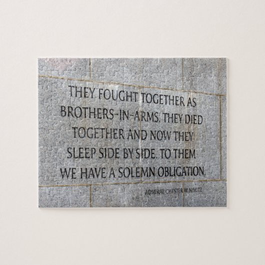 ブラザーズ・イン・アームズ・メモリアル第2次世界大戦 ジグソーパズル (横)